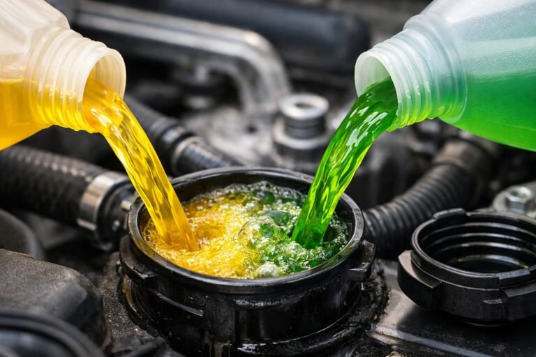 Peut-on mélanger le liquide de refroidissement jaune et vert