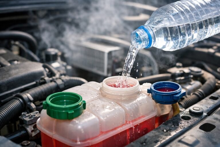 Peut on mettre de l'eau dans le liquide de refroidissement