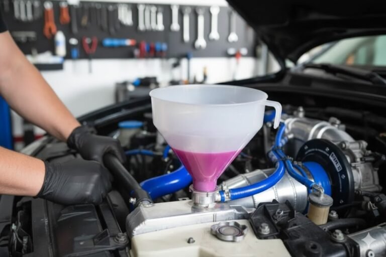 Purger le liquide de refroidissement sans vis de purge