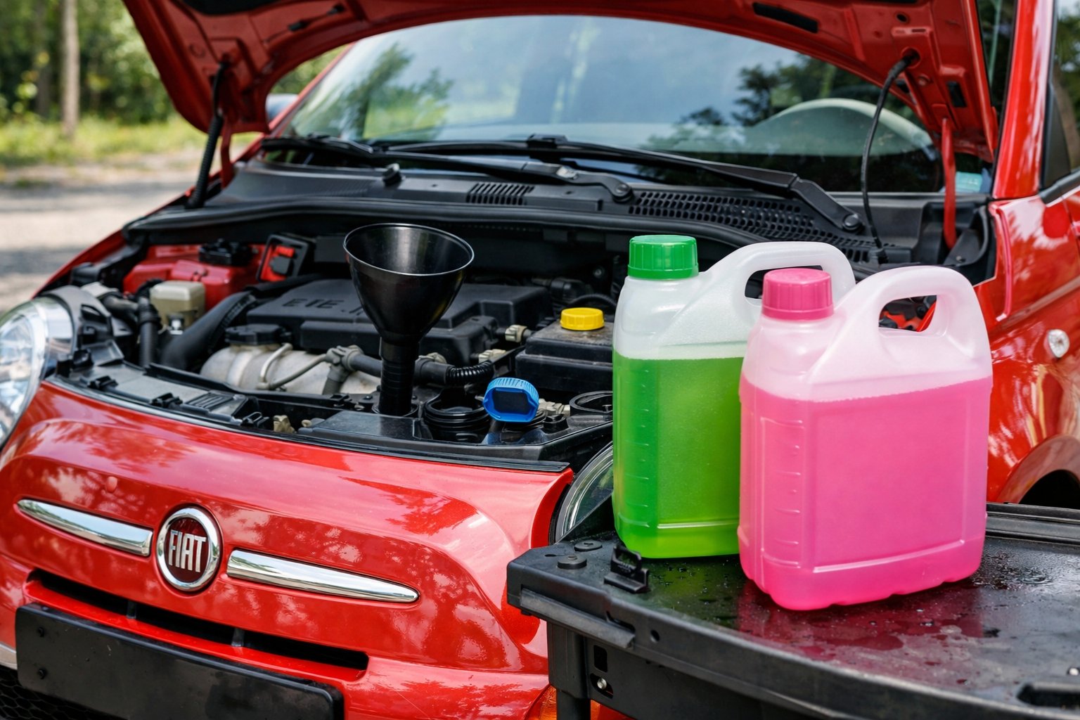 Quel liquide de refroidissement pour Fiat 500 essence