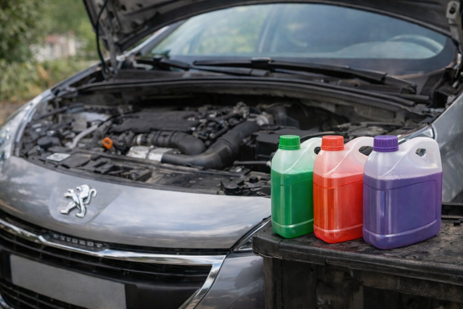 Quel liquide de refroidissement pour Peugeot 208 diesel