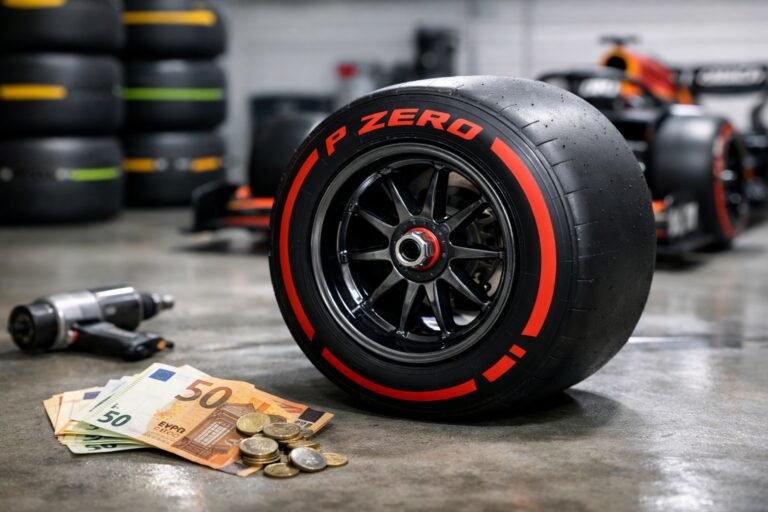 Combien coûte un pneu de F1