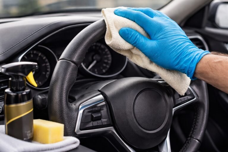 Comment nettoyer un volant en cuir
