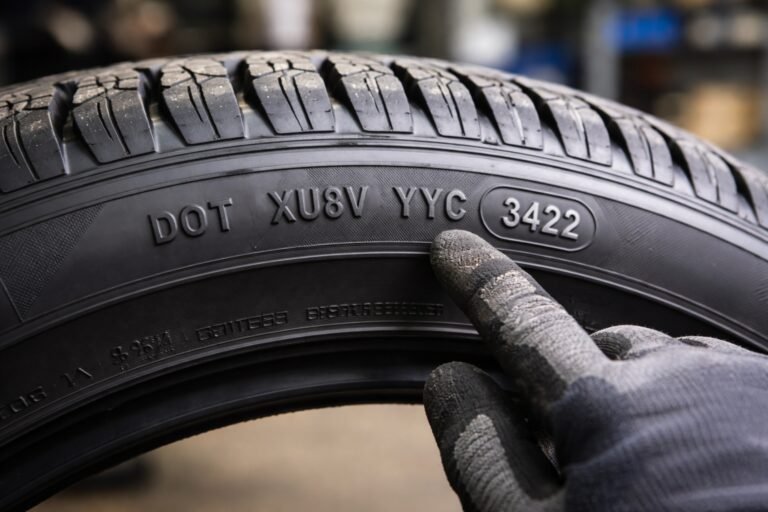 Où se trouve la date de fabrication d'un pneu