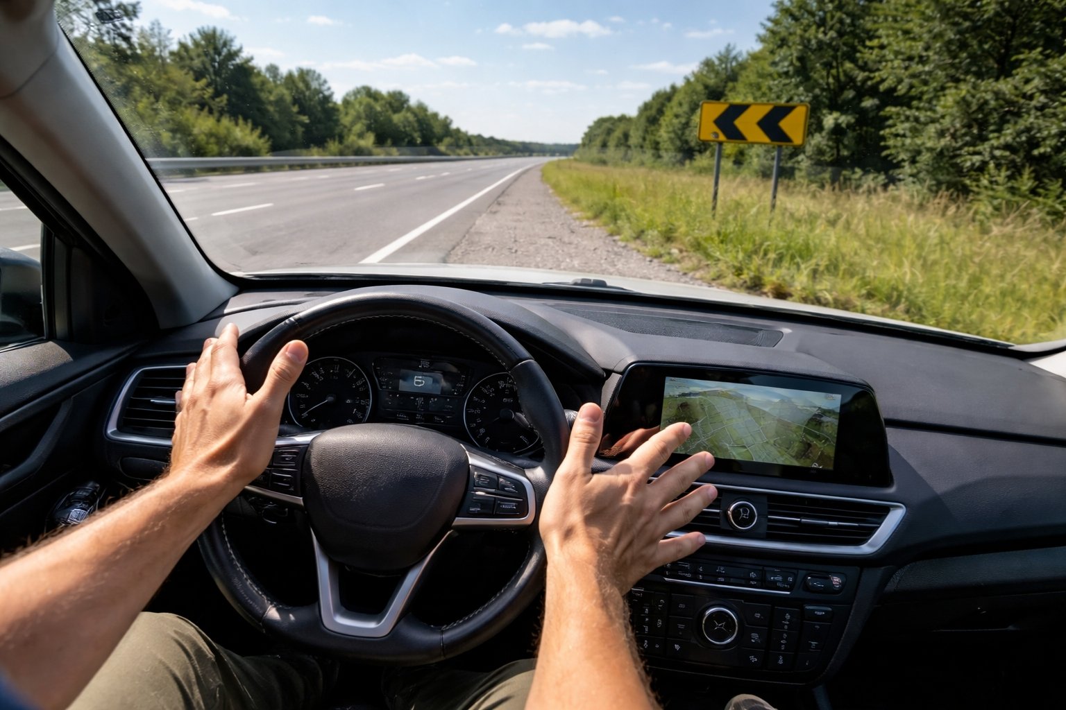 Quand je lâche le volant la voiture tire à droite