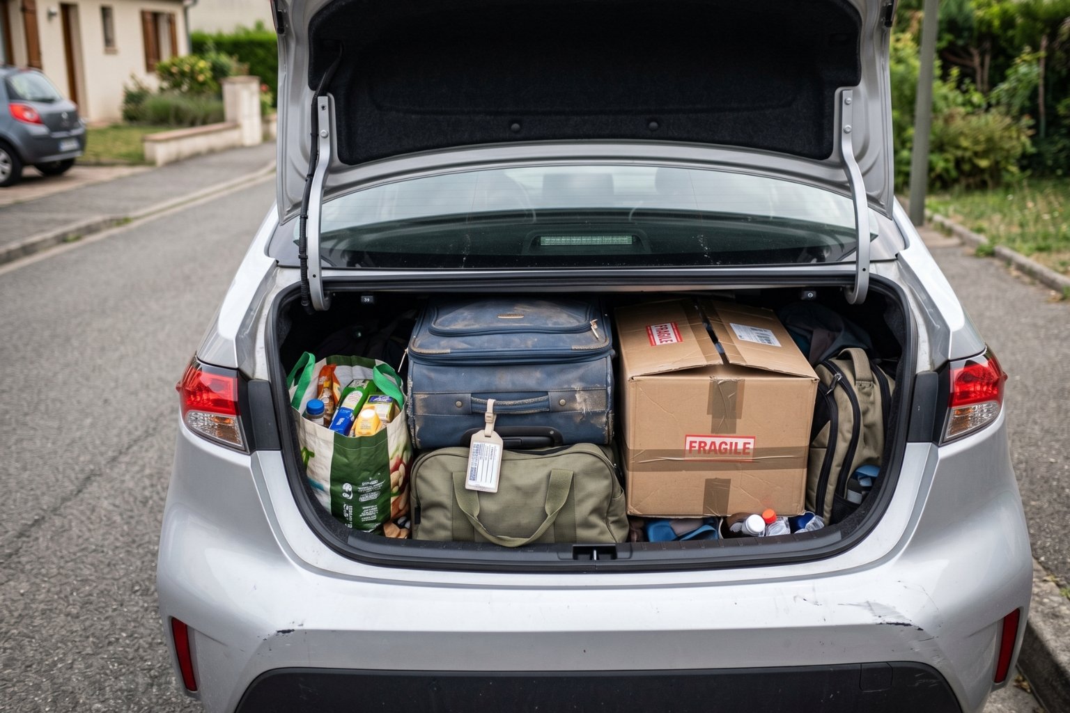 Combien de kg peut-on mettre dans le coffre d'une voiture