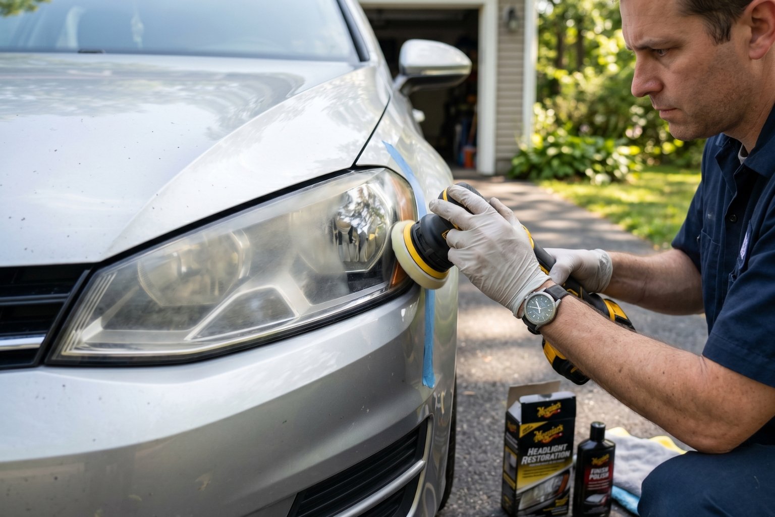 Comment polir les phares de voiture