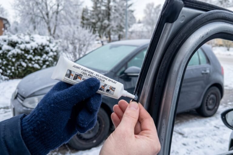 Comment protéger les joints de portière de voiture du gel