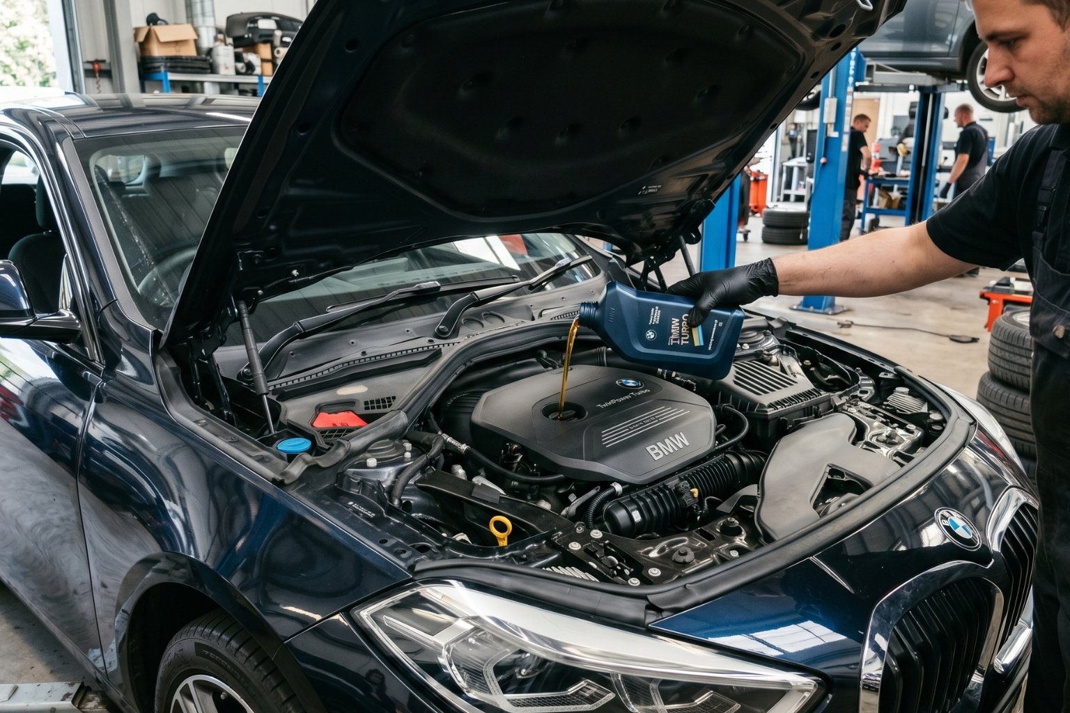 Combien de litres d'huile faut-il pour la BMW Série 1