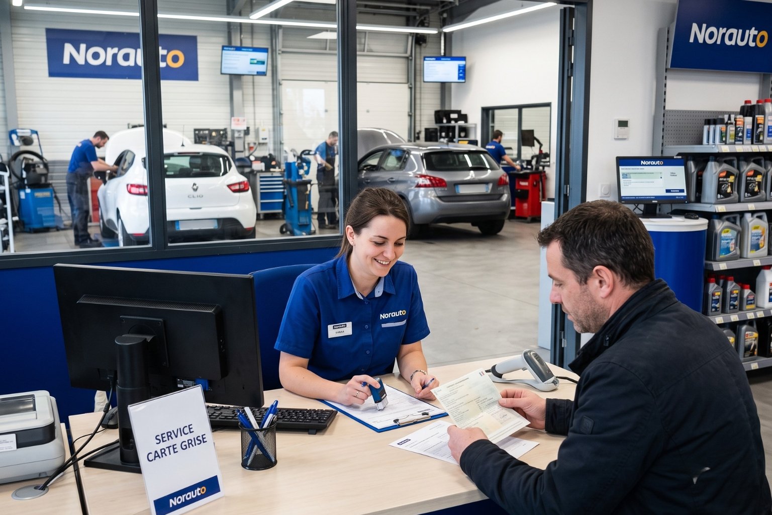 Carte grise chez Norauto prix et démarches