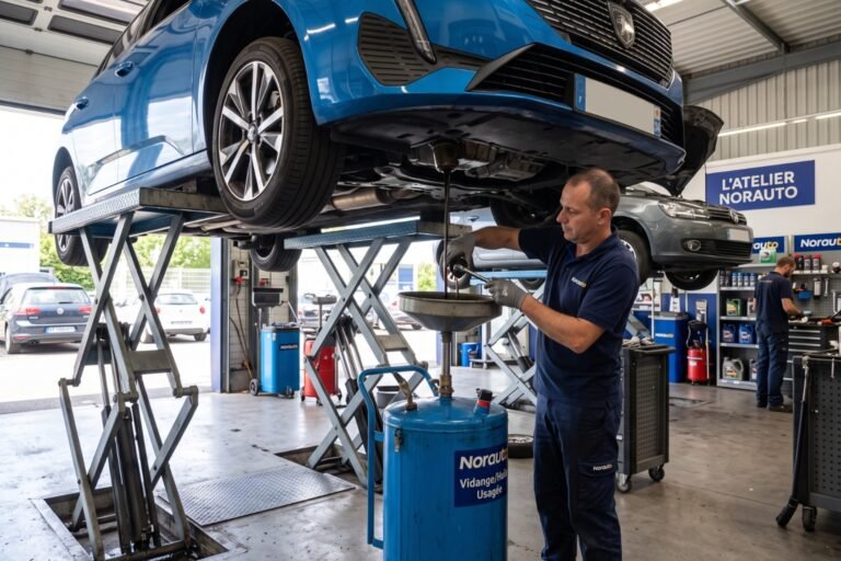 Combien coûte une vidange chez Norauto