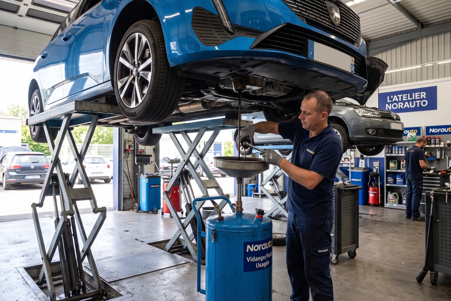 Combien coûte une vidange chez Norauto