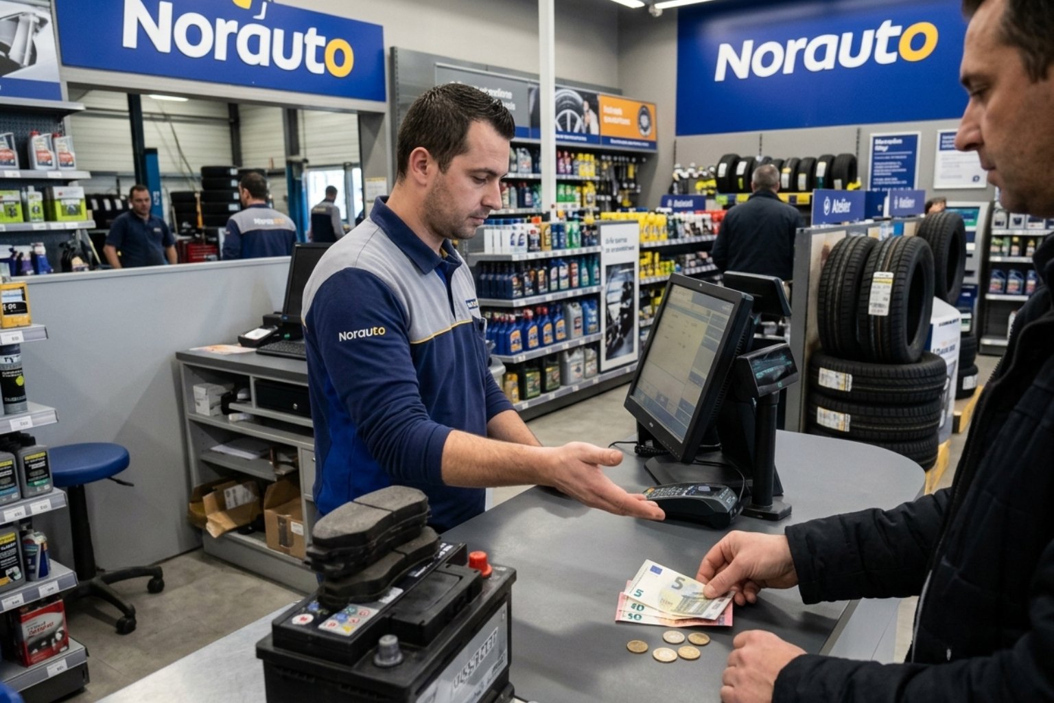 Peut-on payer en espèces chez Norauto